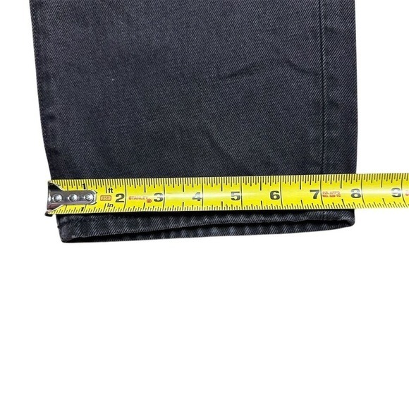 NWOT Madewell Women's Low-Slung Straight Jeans Black Size 23 Airy Denim - Picture 13 of 13